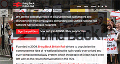 Desktop Screenshot of bringbackbritishrail.org