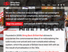 Tablet Screenshot of bringbackbritishrail.org